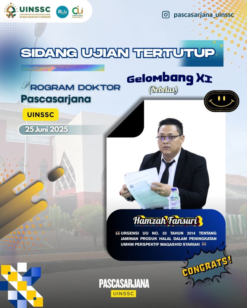 Sidang Ujian Tertutup Gelombang XI Program Doktor Pascasarjana UINSSC  25 Juni 2025