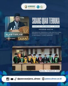 Sidang Ujian Terbuka Disertasi Gel. VI