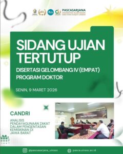 SIDANG UJIAN TERTUTUP DISERTASI GELOMBANG IV