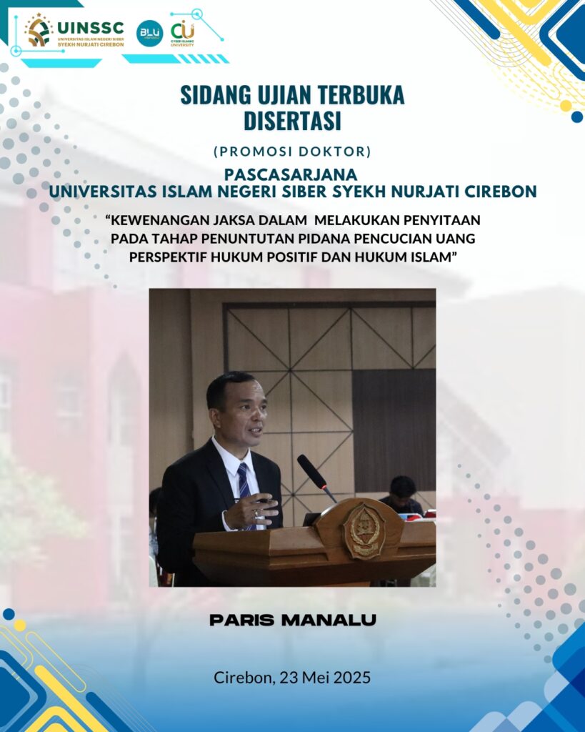 SIDANG UJIAN TERBUKA DISERTASI (PROMOSI DOKTOR) Paris Manalu