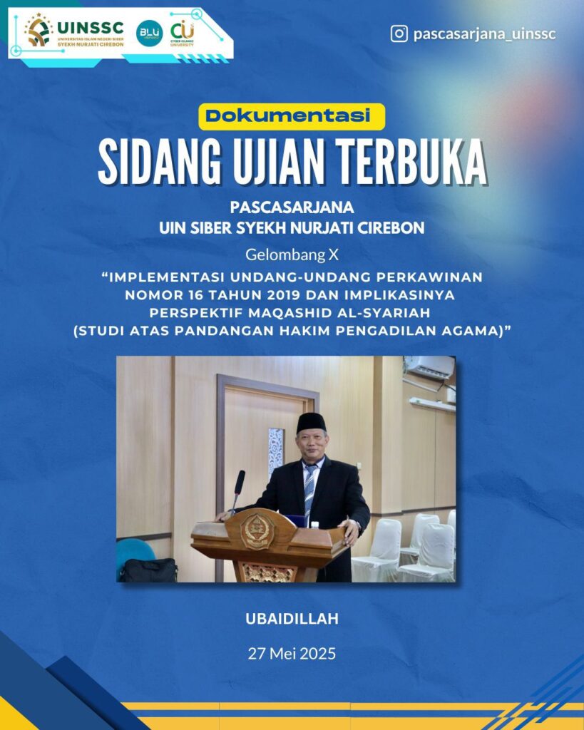 Dokumentasi Sidang Ujian Terbuka – Ubaidillah