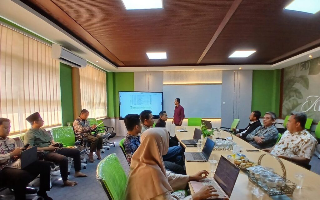 rapat Persiapan Ujian Online Gel. I calon mahasiswa baru PJJ PAI S2 Pascasarjana UIN Siber Syekh Nurjati Cirebon