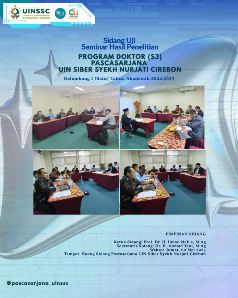 SIDANG UJI SEMINAR HASIL PENELITIAN PROGRAM DOKTOR (S3)