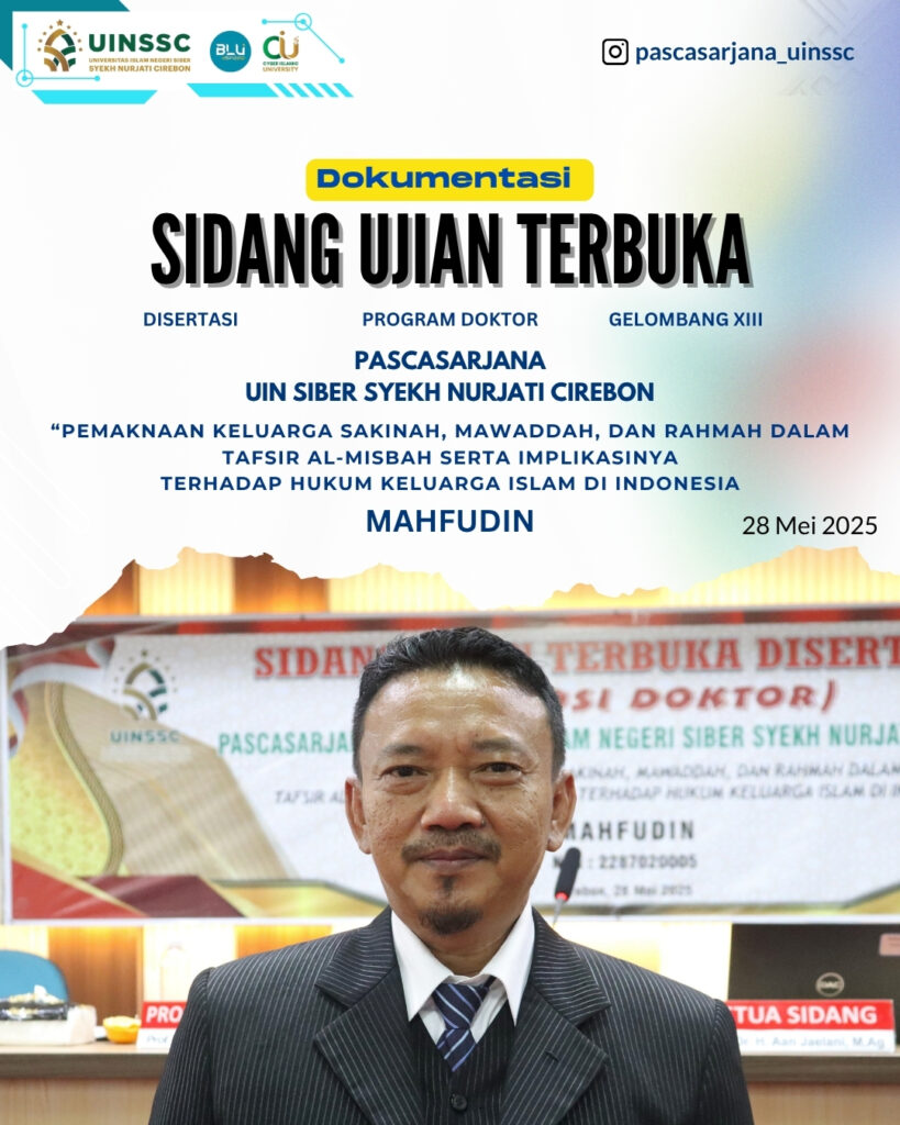 Dokumentasi Sidang Ujian Terbuka Disertasi – Program Doktor Gelombang XIII Mahfudin