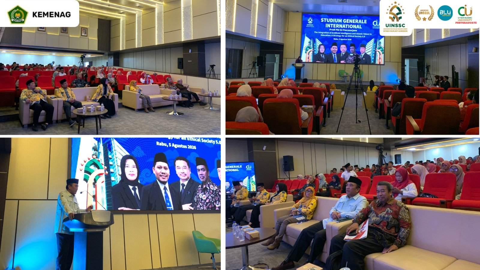 Integrasi AI dan Nilai Islam, Pascasarjana UIN Siber Cirebon Gelar Studium General Internasional 2026