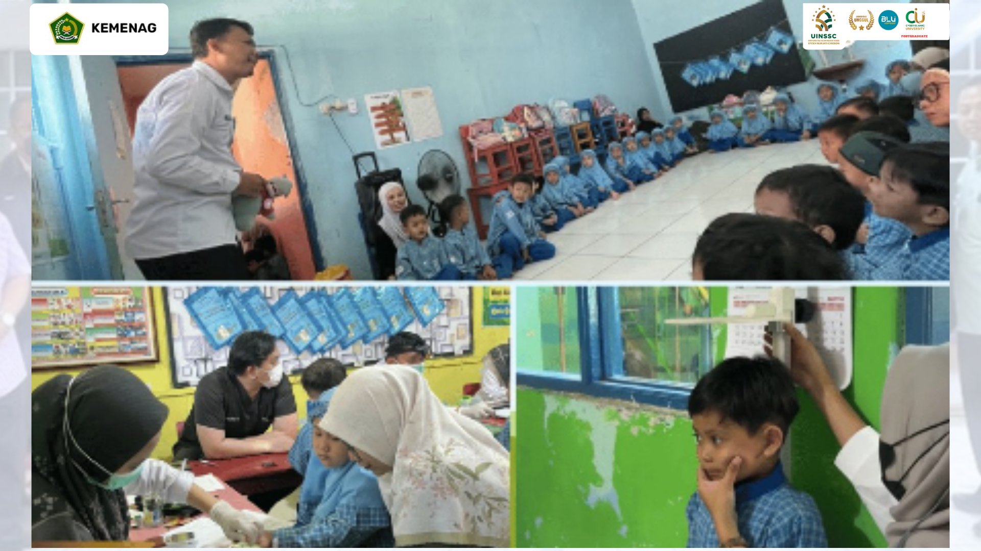 Mahasiswa PLP UIN Siber Cirebon Turut Kenalkan Pentingnya Deteksi Kesehatan Anak Sejak Dini