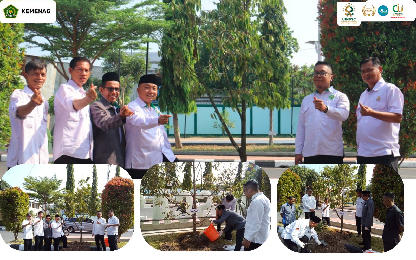 Pascasarjana UIN Siber Syekh Nurjati Cirebon Perkuat Gerakan Ekologis melalui Penanaman Pohon Produktif
